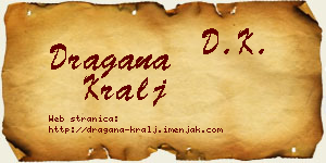 Dragana Kralj vizit kartica
